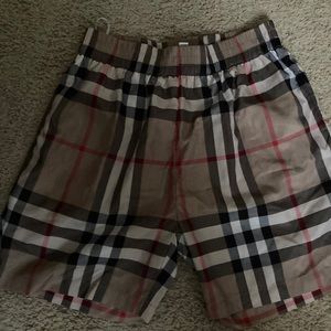 NWT Burberry Mens XL Swim Trunks